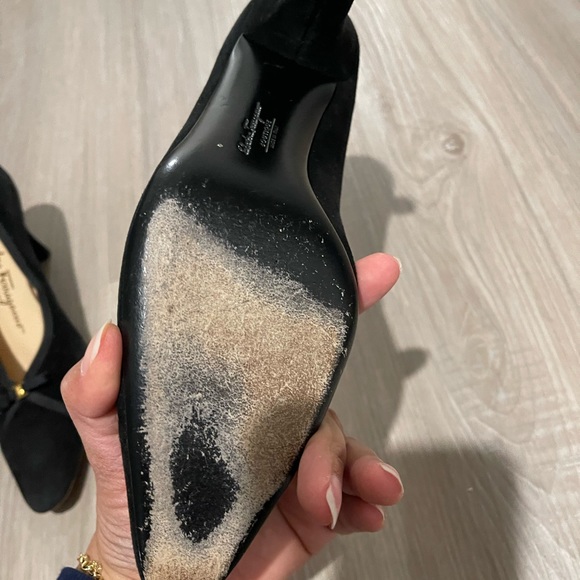 Salvatore  ferragamo suede pointed shoes - Picture 2 of 7